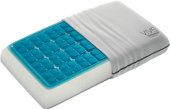 Vive Deluxe Thick Pillow - Technogel Deluxe Pillow (700x700), Png Download