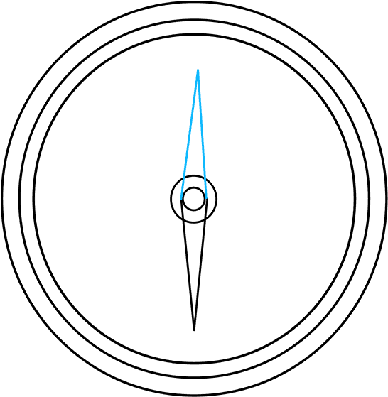 How To Draw Compass - Air Rifle Targets (680x678), Png Download