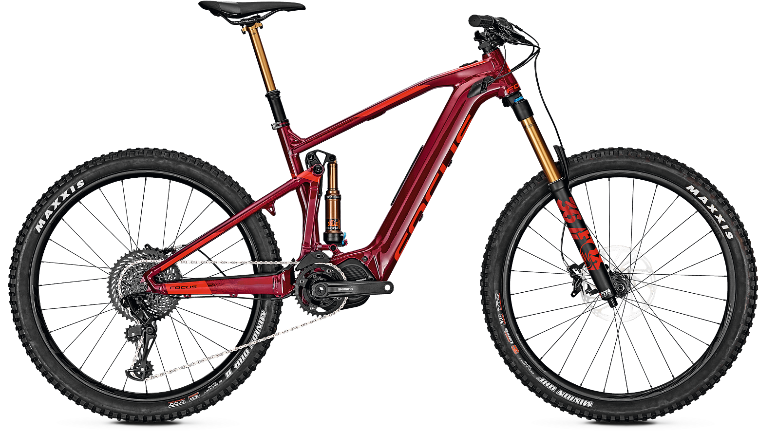 Focus Sam2 Pro In Burgundy - Mountain Bike (1717x1080), Png Download