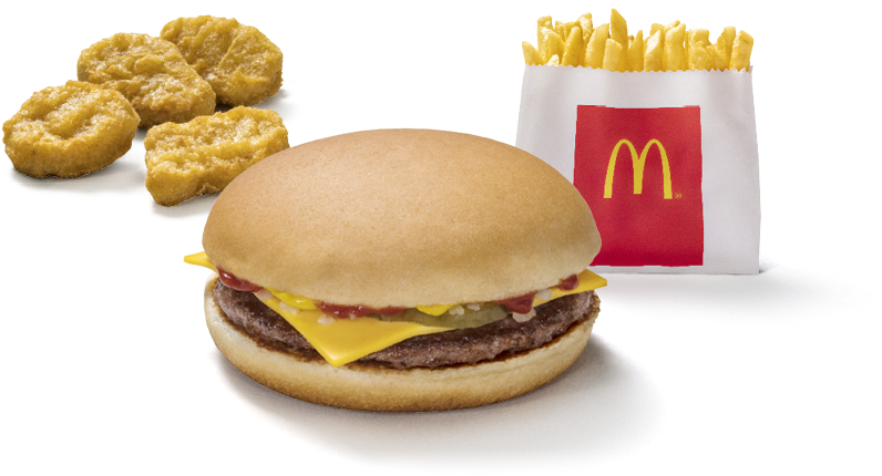 Happy Meal ® - Cheeseburger (884x459), Png Download