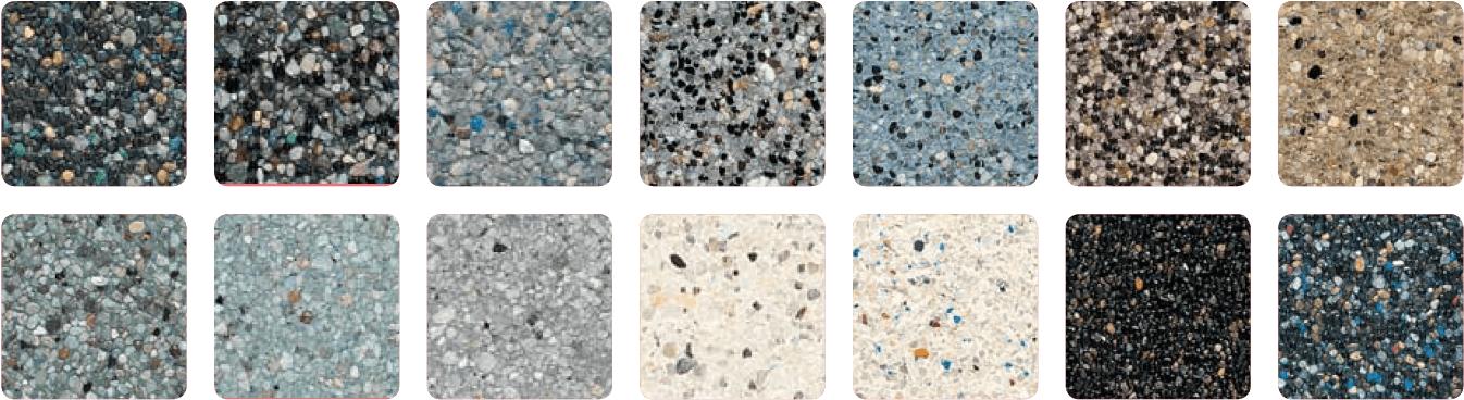 A Colorful Mosaic Of Tiny Pebbles Is Tightly Fused - Cobblestone (1375x413), Png Download