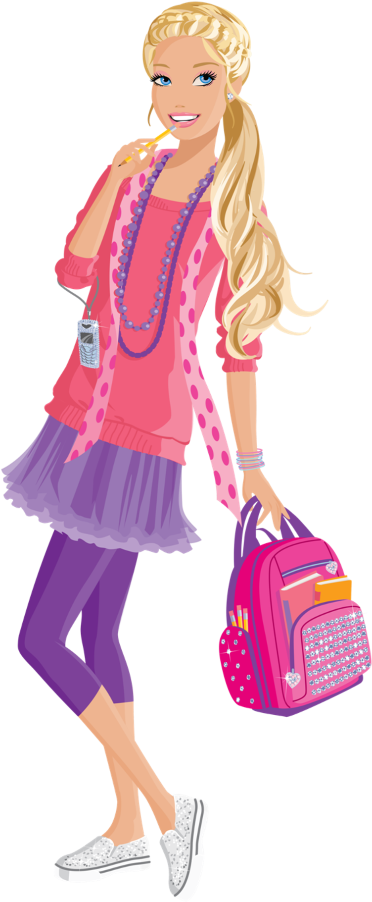 Barbies Pics, Barbie Birthday, Barbie Party, Tiaras, - Barbie Png (800x1840), Png Download
