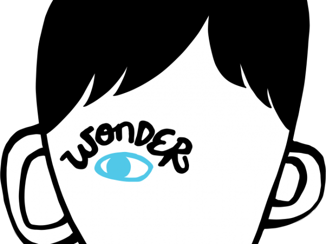 Wonder Outline Book (640x480), Png Download