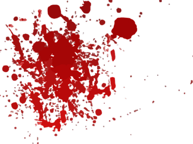 Graffiti Clipart Red Splatter - Cartoon Blood Splatter (640x480), Png Download