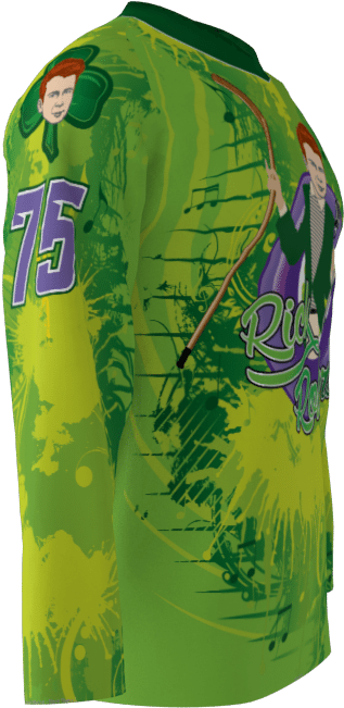 Rick Rollers Custom Hockey Jersey - Illustration (1024x1024), Png Download