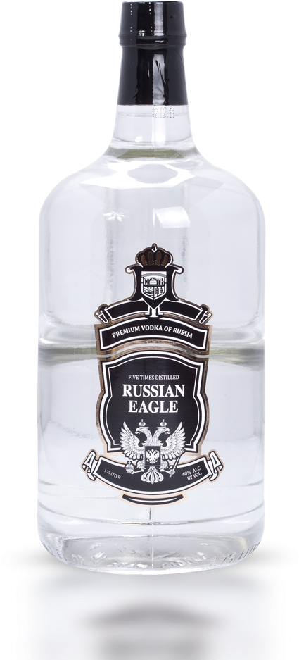 Russian Eagle - Russian Eagle Vodka (500x1000), Png Download