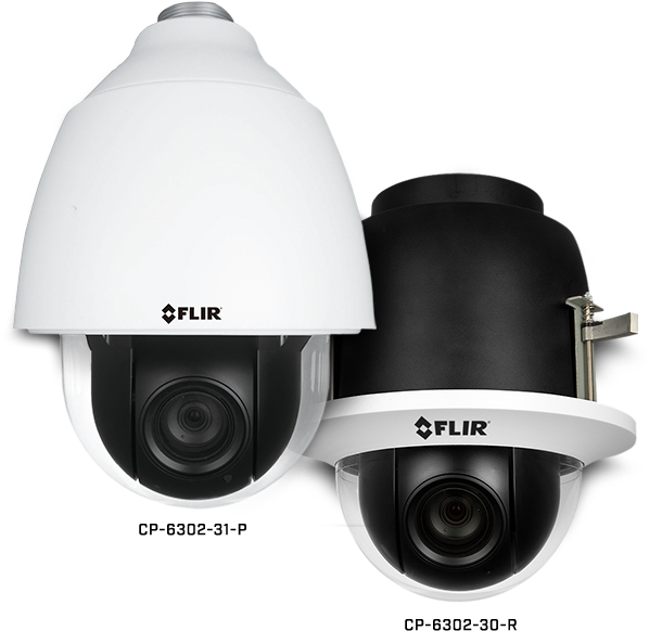 Quasar 1080p Fhd Dome Ptz Camera - Flir (600x625), Png Download