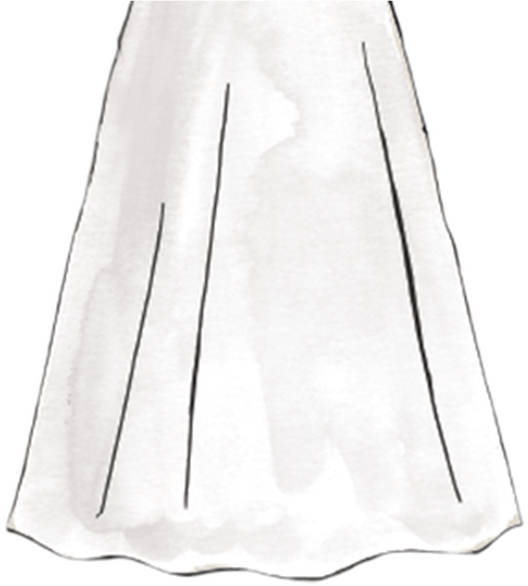 Silhouette Guide Wedding Dress Styles & Shapes David's - Wood (1368x855), Png Download