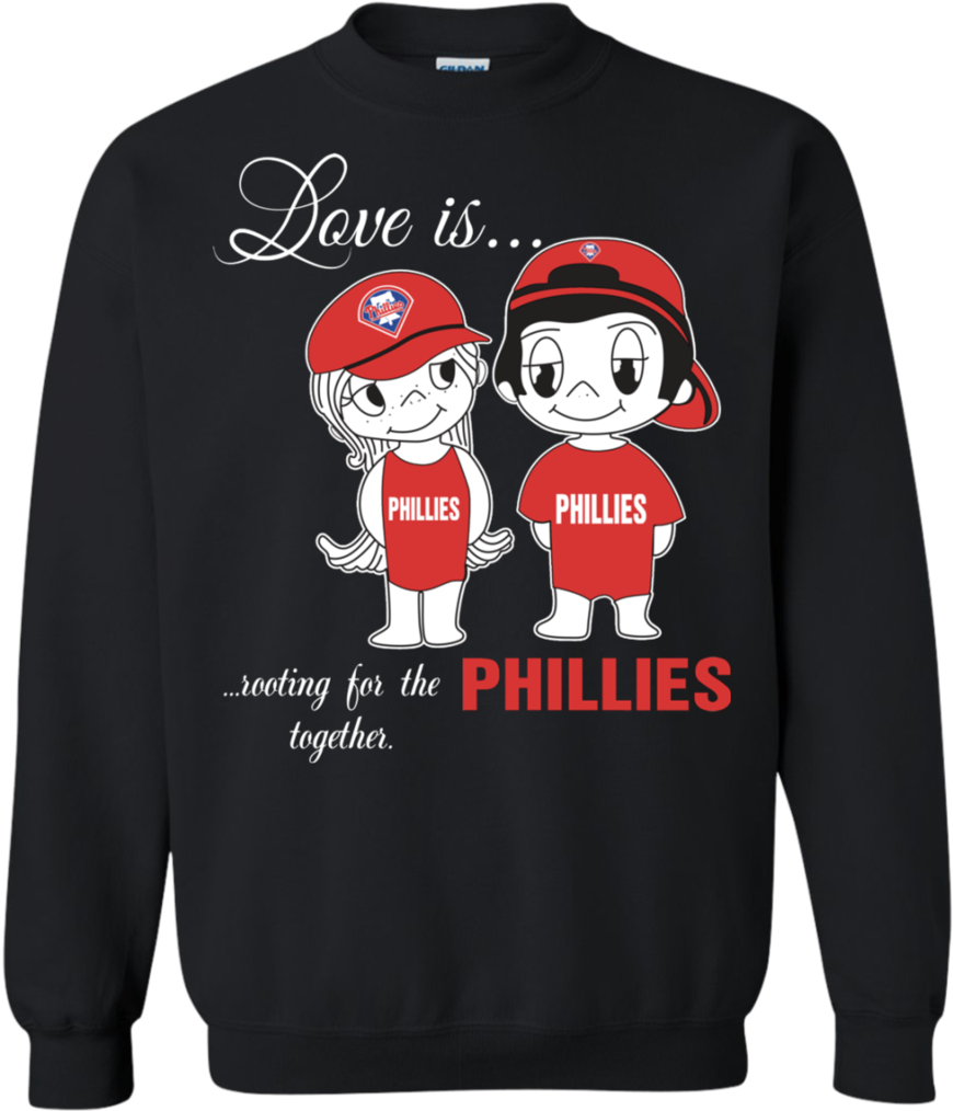 Love Is Rooting For The Philadelphia Phillies Baseball - Ugly Sweater Ghostface Killah (1024x1024), Png Download