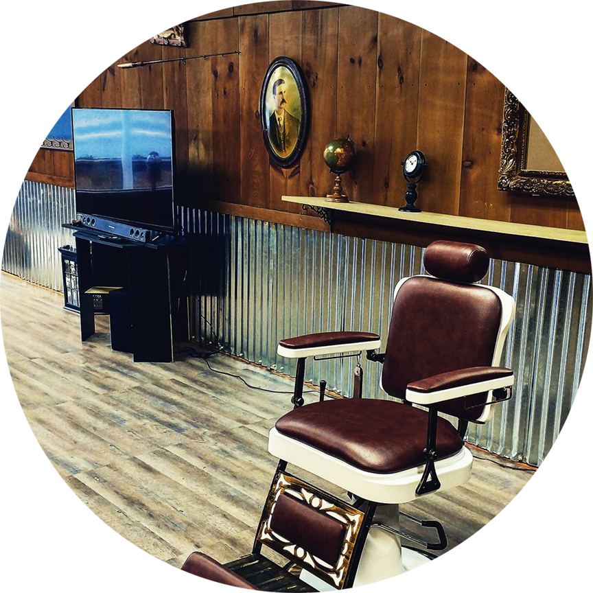 Stafford's Barber Shop & Shave Company - Chair (864x864), Png Download