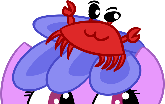 Krabbshack, Cancer , Crab, Ponyscopes, Safe, Solo, - Cartoon (726x452), Png Download