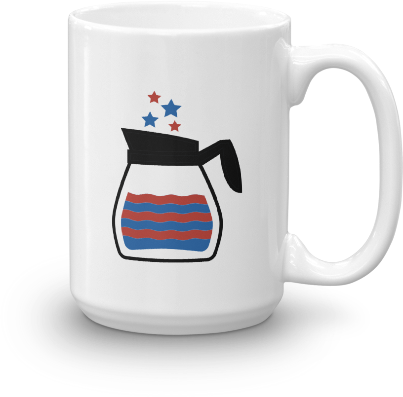 15 Oz Coffee Mug Back - Mug (1000x1000), Png Download