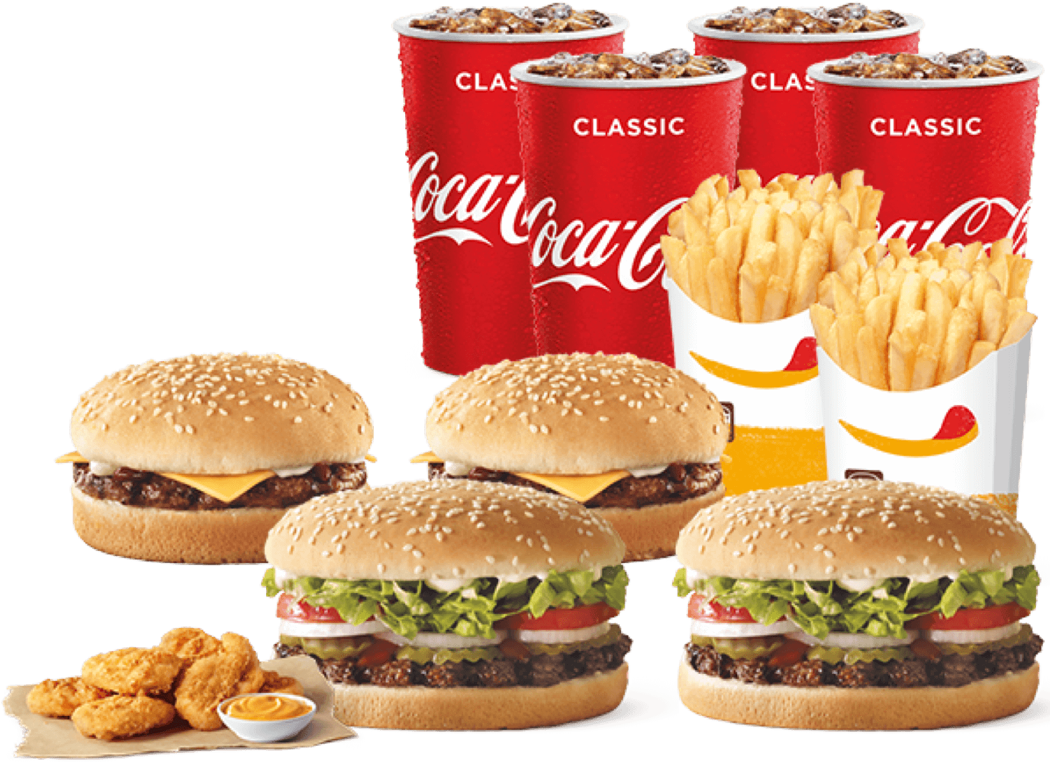 Whopper® Family Value Bundle - Hungry Jacks Hunger Tamer (1600x1200), Png Download