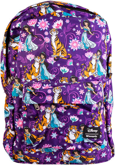 Jasmine & Rajah Purple Loungefly Backpack - Garment Bag (600x600), Png Download