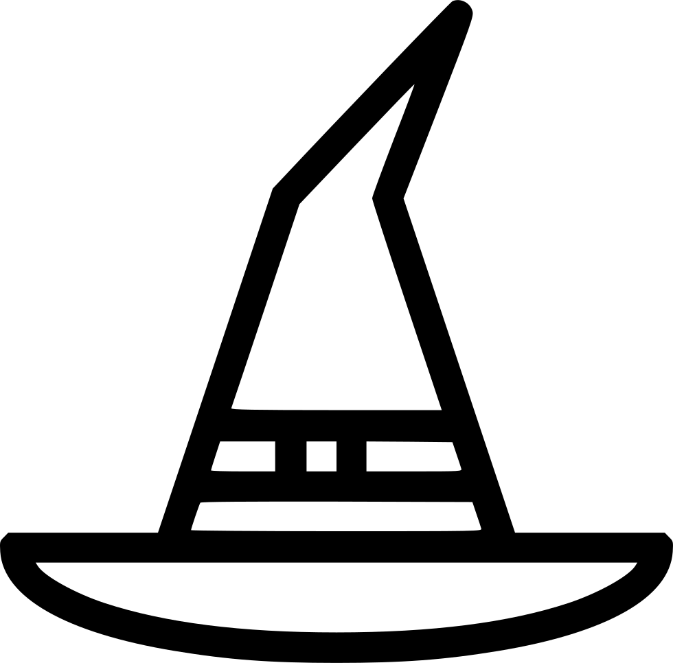 Witches Hat Icon (600x600), Png Download