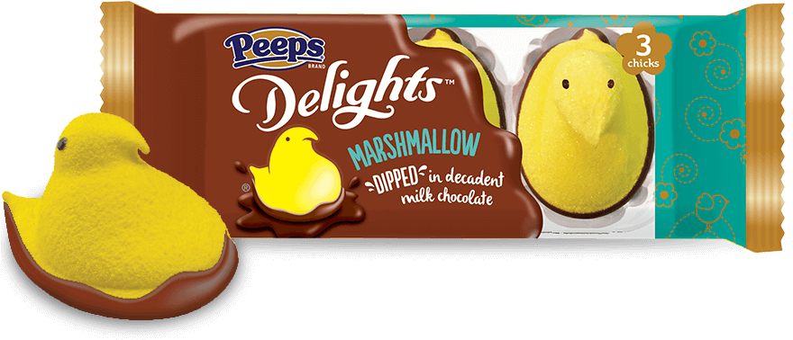 Milkchocolatedelight - Peeps Flavours Blueberry Delights (1008x538), Png Download