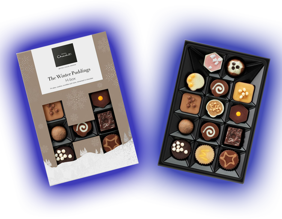 Free Hotel Chocolat H-box Chocolates Gift - Giri Choco (941x731), Png Download