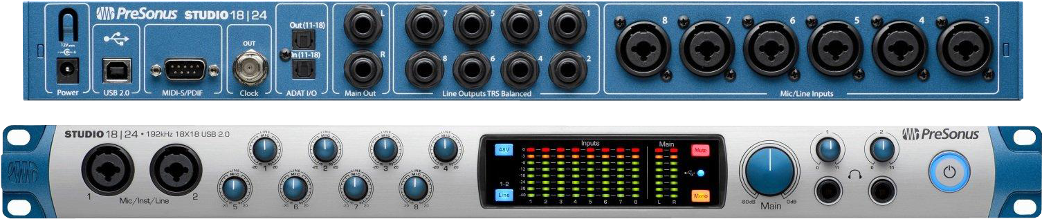 Product Tags - Presonus Studio 1824 Audio Interface (1540x850), Png Download