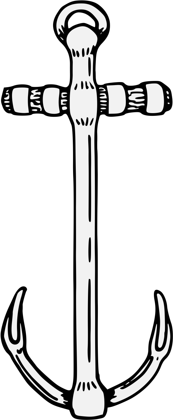 Anchor (599x1424), Png Download