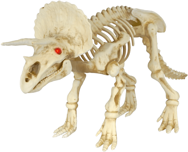 Dinosaur Skeleton Halloween Decoration (700x700), Png Download