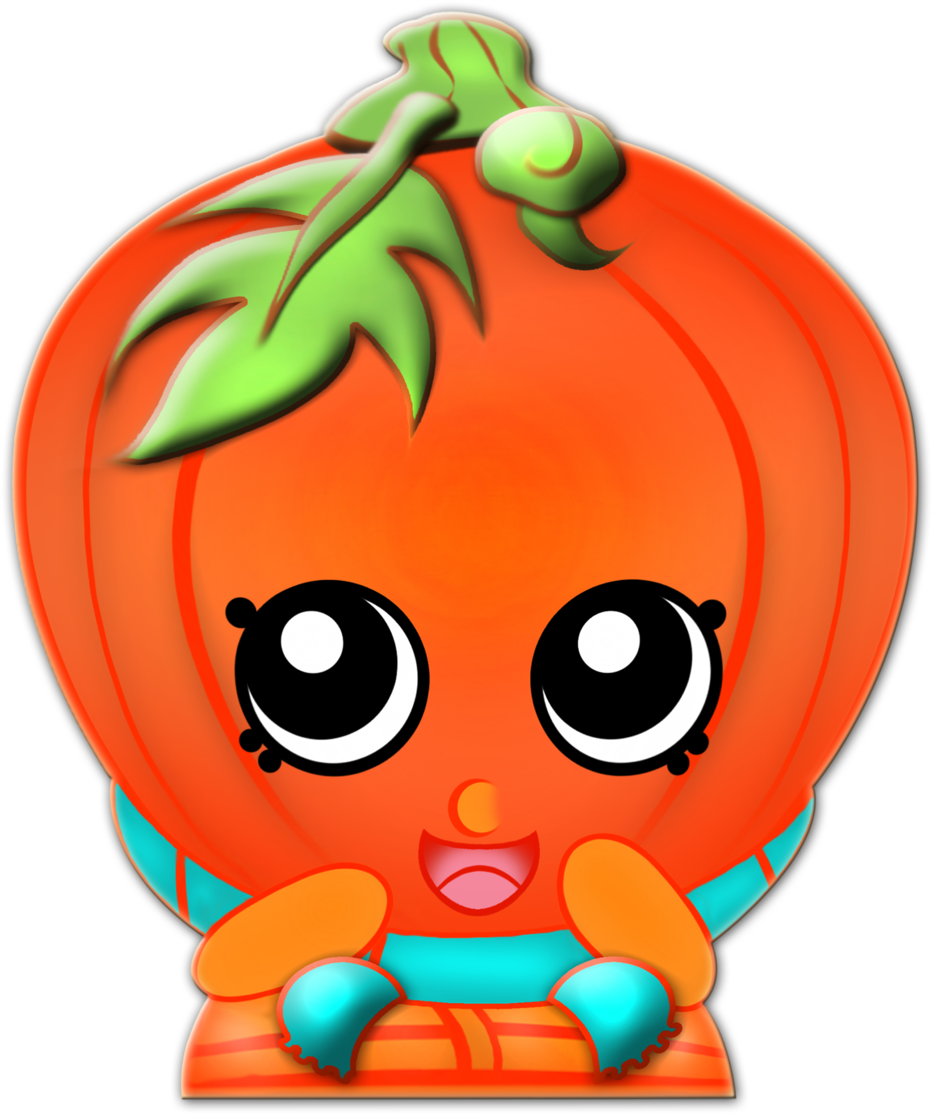 Pumpkin - Cartoon (1000x1115), Png Download