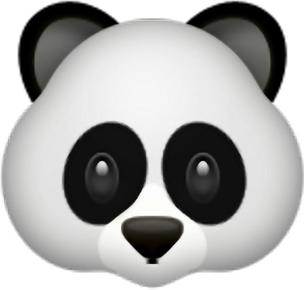 Apple Emoji Panda (1024x976), Png Download
