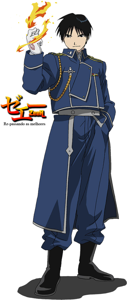 Roy Mustang Photo Roymustang2 - Full Metal Alchemist Mustang (419x1024), Png Download