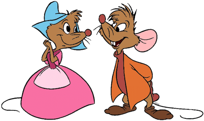 Free Png Download Cinderella Mary Mouse Png Images - Jaq Cinderella (850x506), Png Download