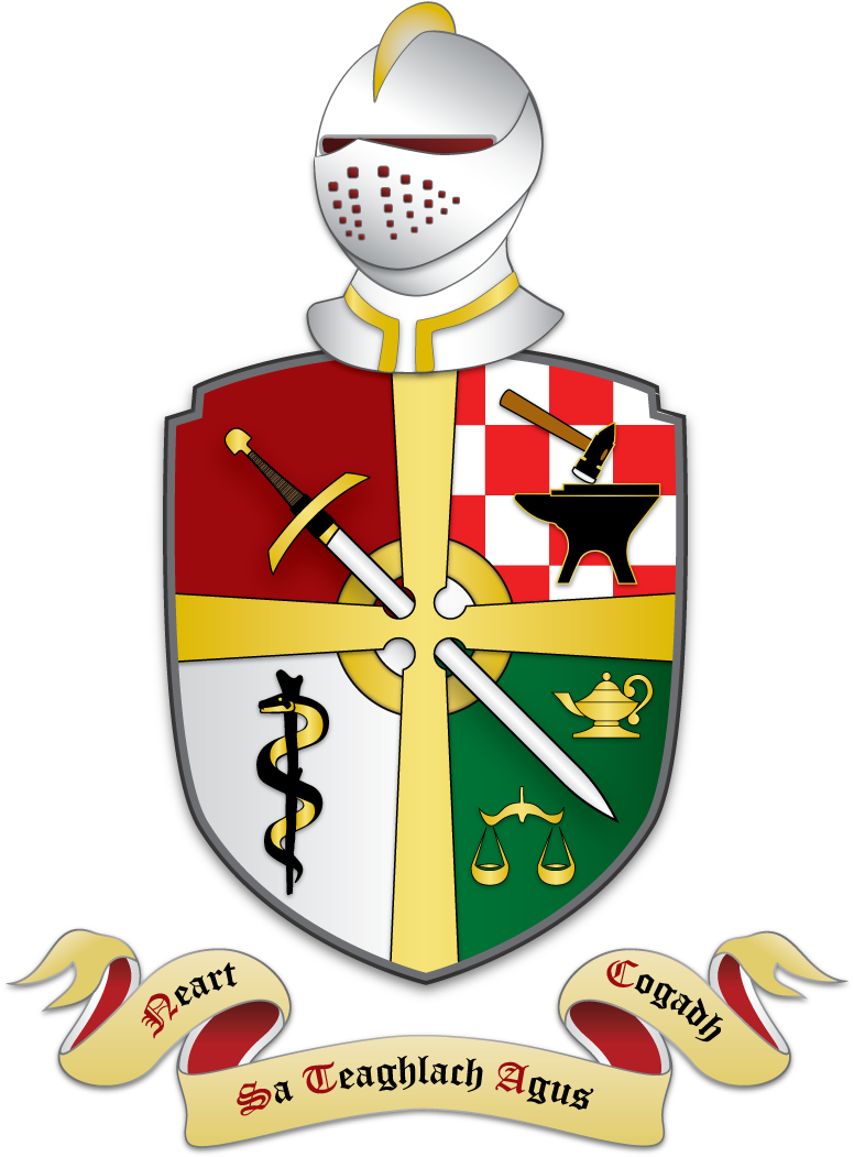 Blazon - Quarterly - 1st - Sanguine - 2nd - Chequy - Crest (835x1080), Png Download