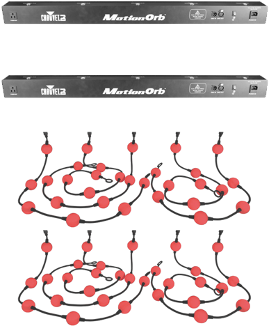 Chauvet Dj Motion Orb Duo Pack - Chauvet Dj Motion Orb Extensions (600x600), Png Download