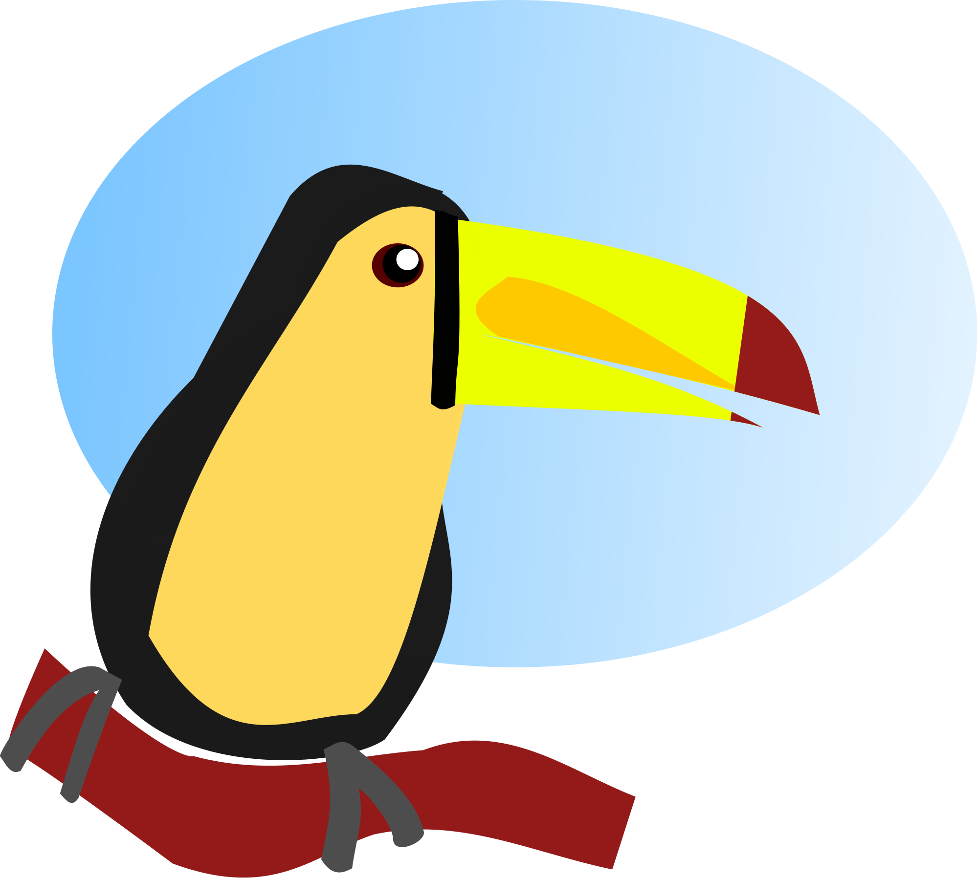 Cartoon Toucan File Toucan Cartoon Svg Wikimediamons - Toucan (2000x1797), Png Download