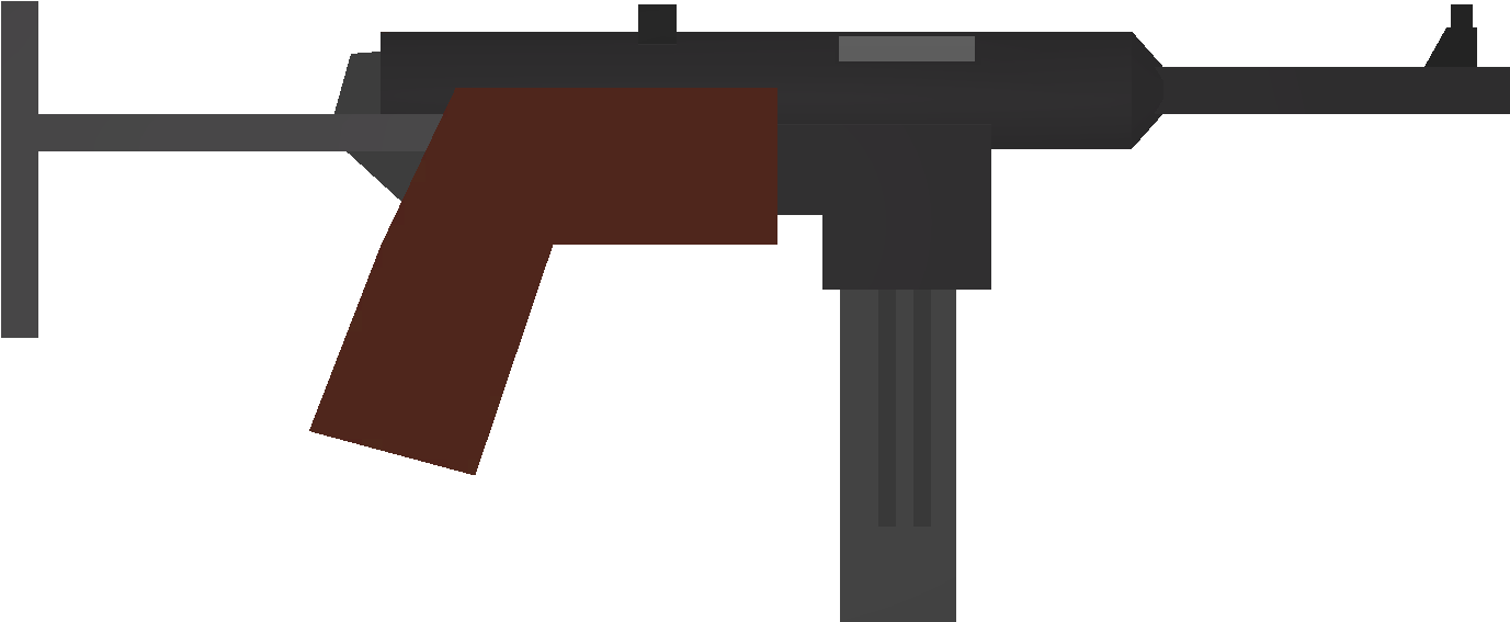 Mp40 - Unturned Mp40 (1536x1024), Png Download
