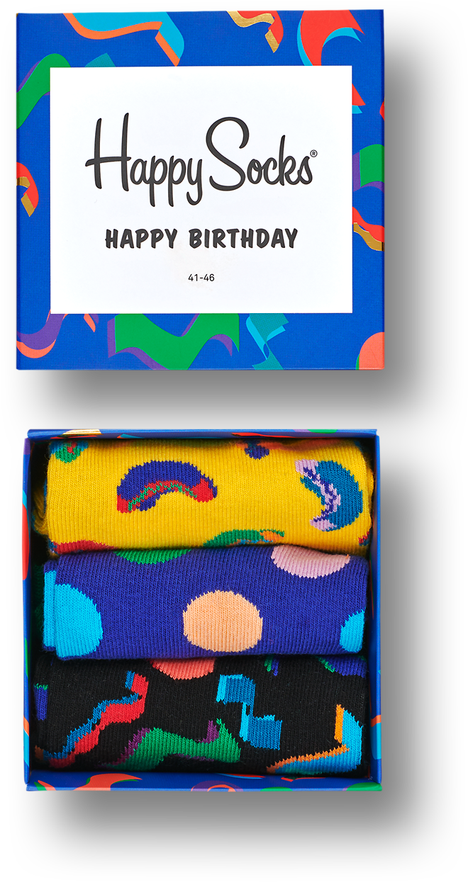 Funky Colourful Socks For Men, Women & Kids - Happy Socks (1460x1600), Png Download