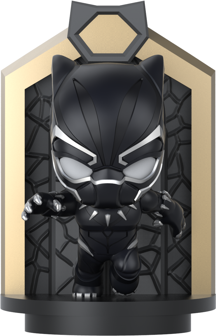 Podz Black Panther (1758x1240), Png Download