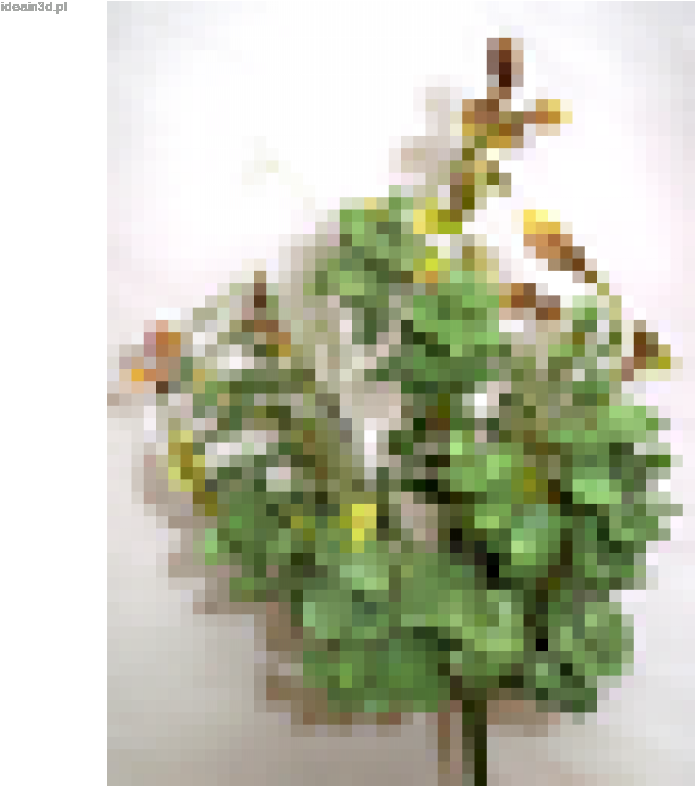 Artificial Chinese Lantern Spray With Vines Artificial - Skewer (800x785), Png Download