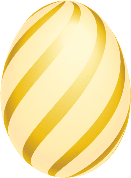 Free Png Easter Golden Striped Eggpicture Png Images - Circle (480x645), Png Download