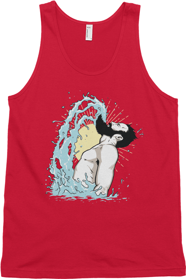 Beard Flip Tank Top Swish Embassy - T-shirt (1000x1000), Png Download
