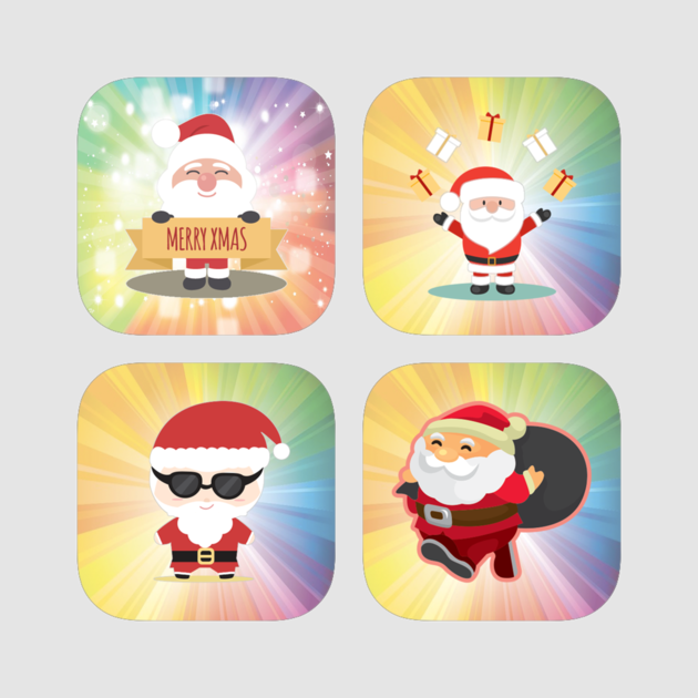 Santa Claus Sticker Packs For Christmas On The App - Santa Claus (630x630), Png Download