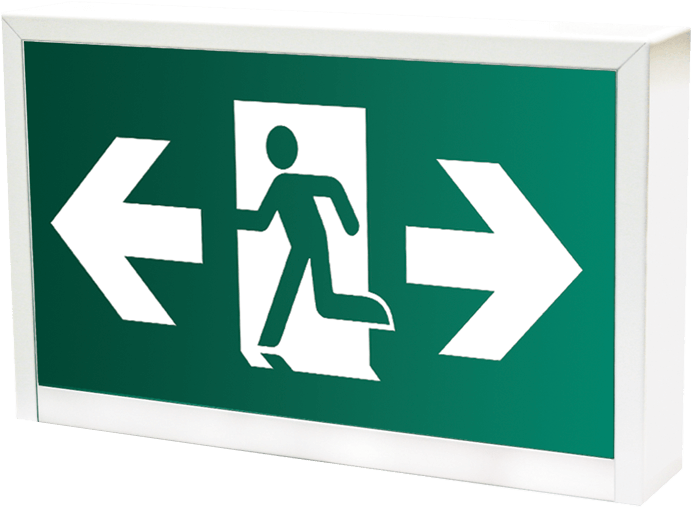 Running Man Led W/90 Min Battery Backup - Emergency Exit (700x700), Png Download