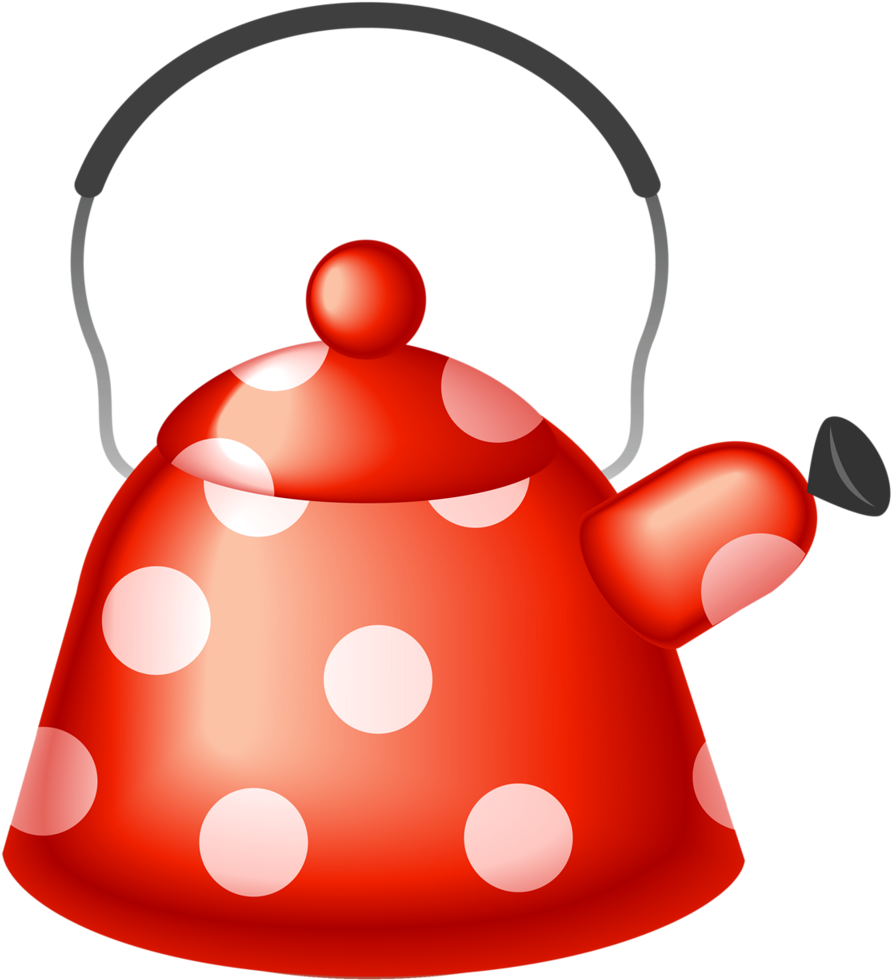 Kettle Clipart Kitchen - Cha De Panela Png (964x1024), Png Download