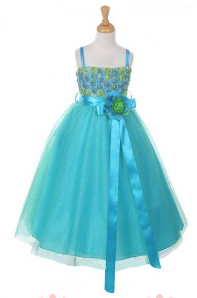 Prom Dresses Turquoise And Gold - Cocktail Dress (1200x1200), Png Download