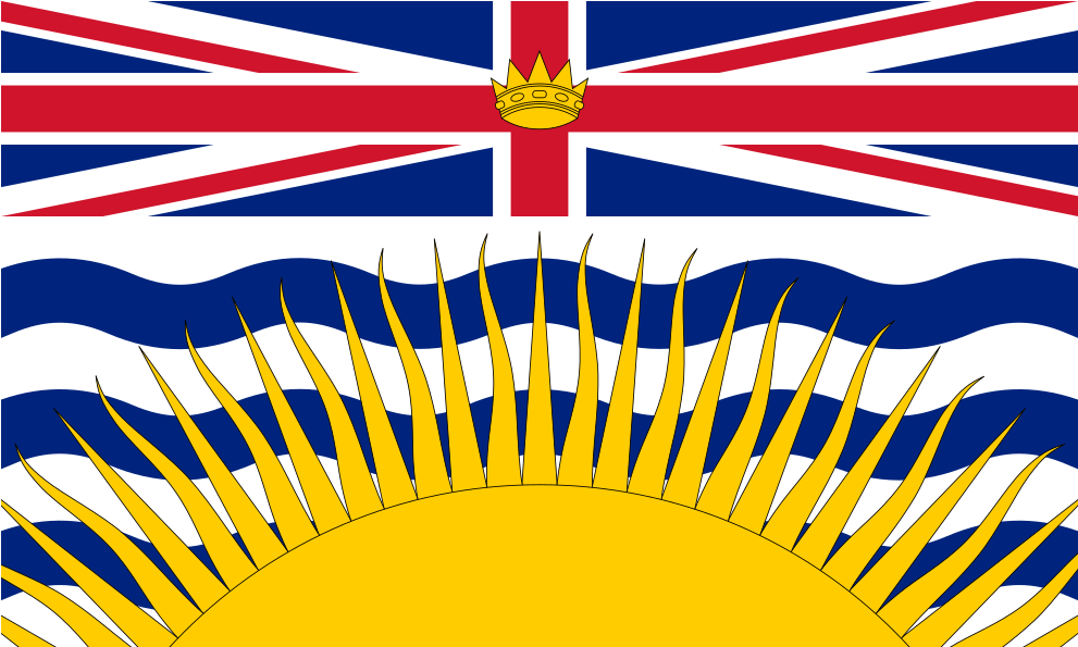 Ca Bc British Columbia Flag Icon - British Columbia Flag Cannabis (1024x1024), Png Download