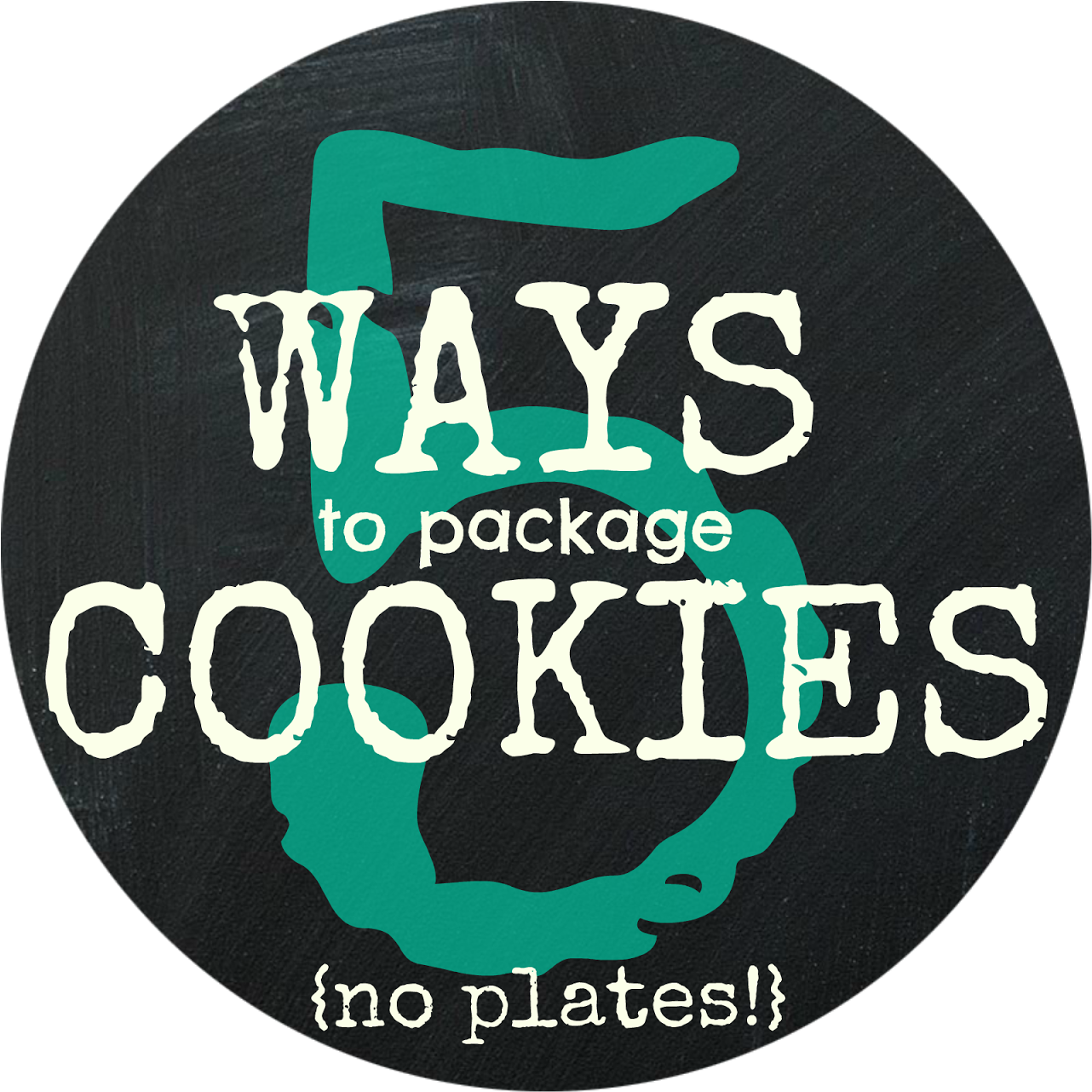 Tip Tuesday {packaging} 5 Ways To Gift Cookies - Gr (1600x1600), Png Download