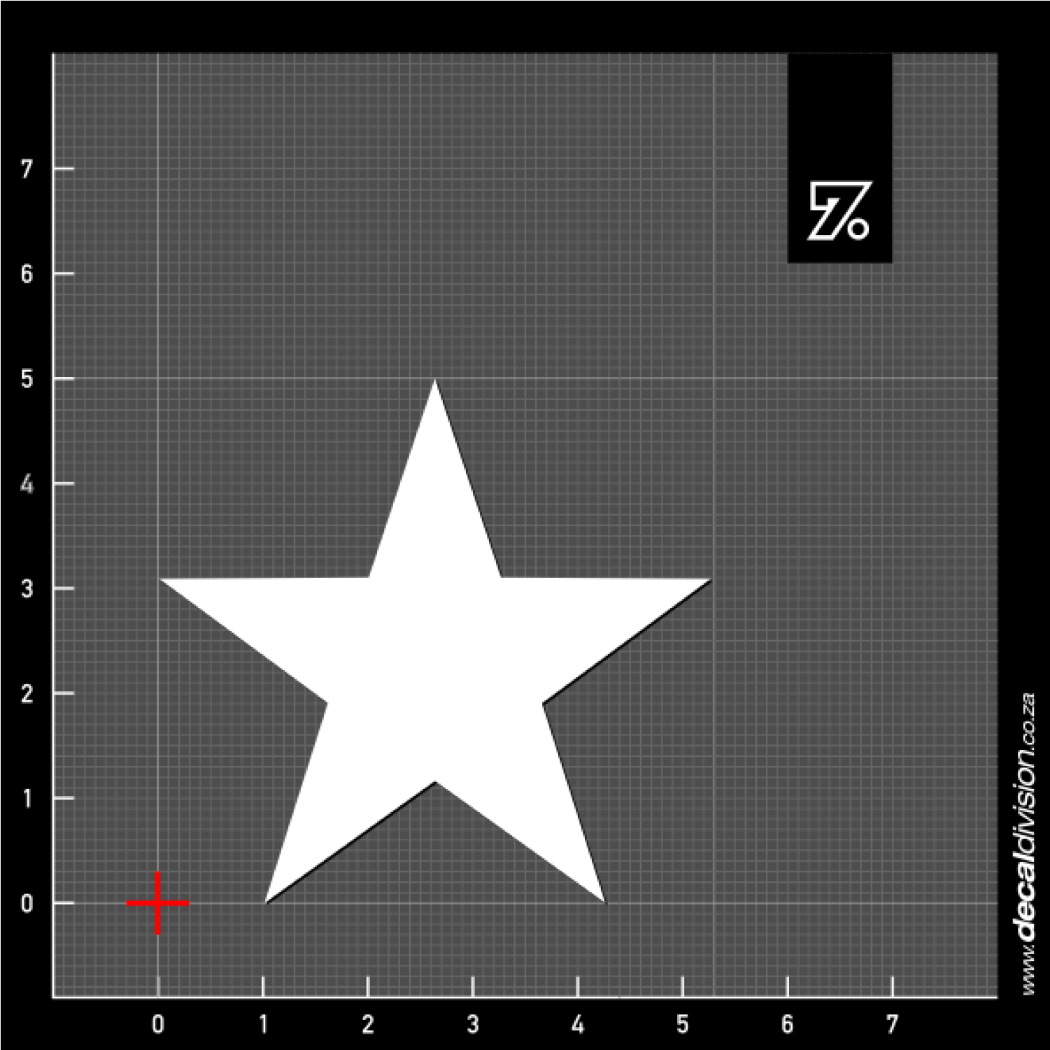 Christmas Star Sticker D - Old English Number 6 (2500x1500), Png Download