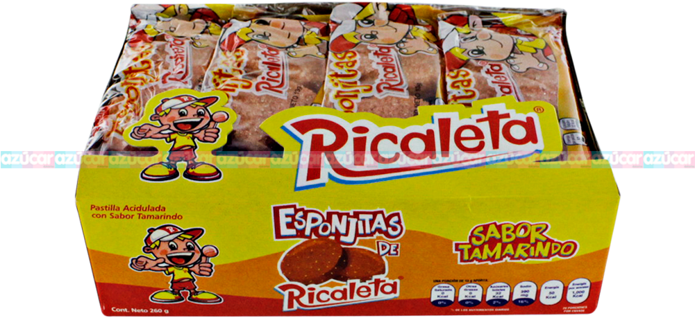 Ronaldo Esponjitas Tamarindo 40/20 Ronaldo - Bolsa De Ricaleta (1000x1000), Png Download