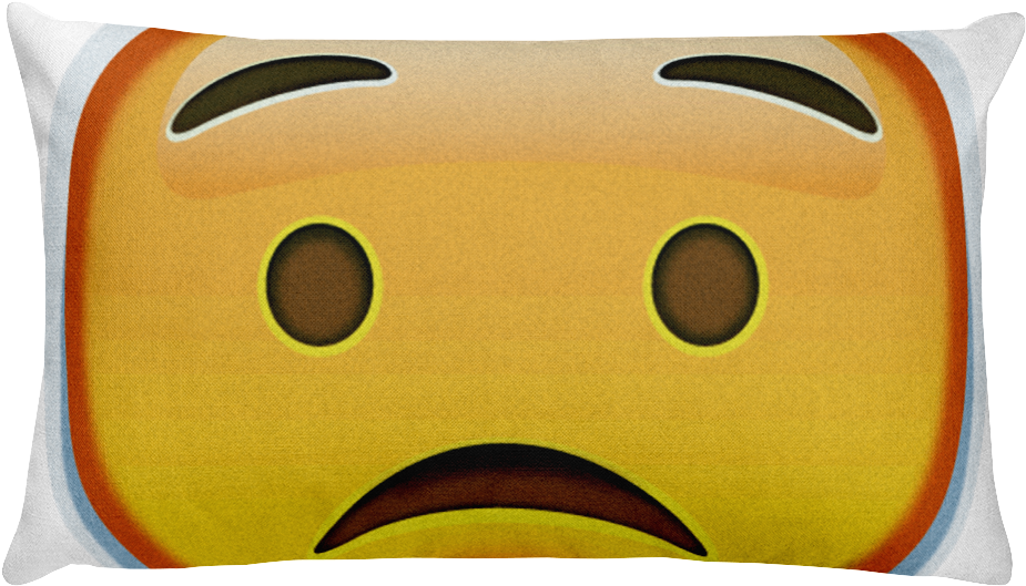 Emoji Bed Pillow - Cushion (1000x1000), Png Download