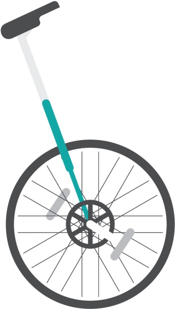 Bicicletta-600×677 - Street Unicycling (600x677), Png Download