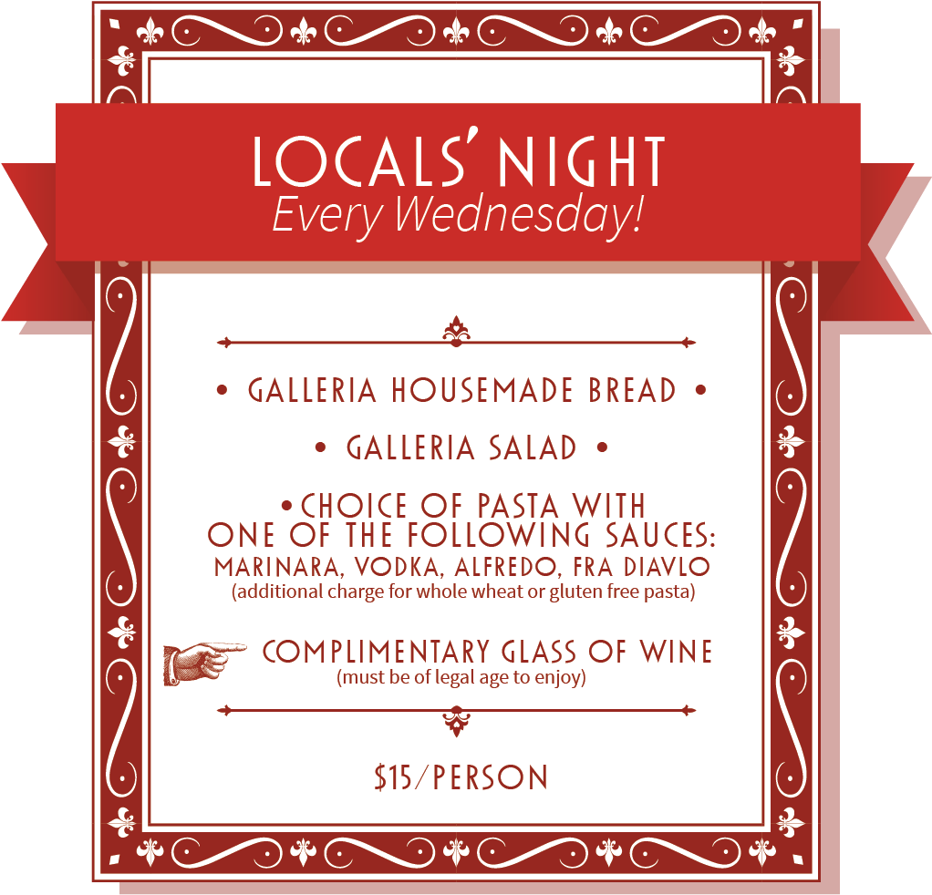 We Love And Appreciate Our Local Neighbors In Lambertville - Caffe Galleria (1024x1024), Png Download