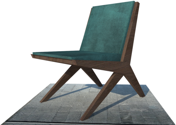 Boomerang Chair 6 (1000x411), Png Download