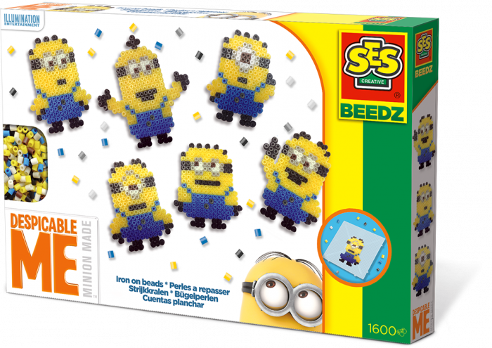 Ses Iron On Beads Minions - Despicable Me (700x495), Png Download